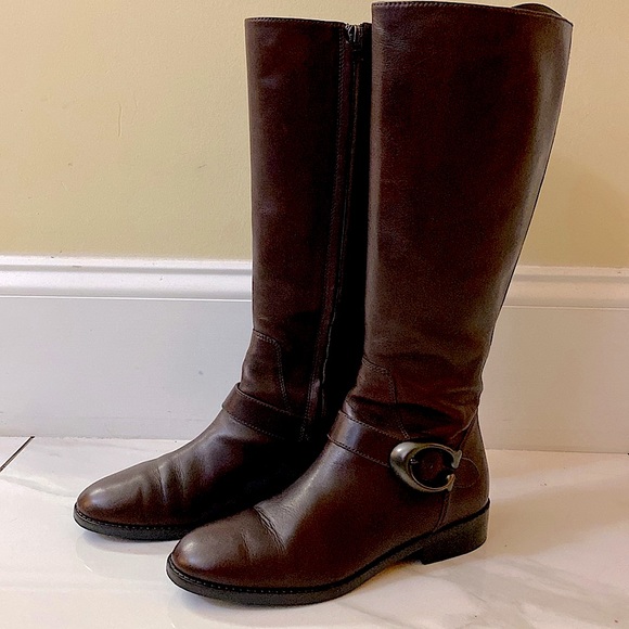 Coach Brynn Riding Boot size 7 brown ⭐️⭐️⭐️⭐️ - Picture 4 of 17